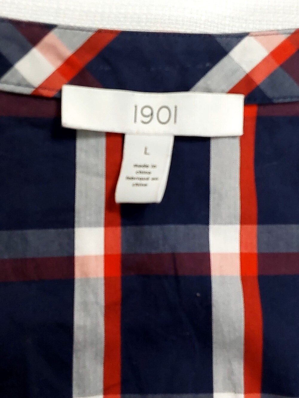 1901  CHECK WRAP DRESS - Picture 5 of 9
